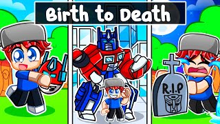 BIRTH to DEATH of a TRANSFORMER in Roblox [upl. by Hardie]