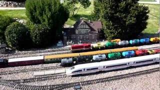 L45H zu Gast beim Gartenbahntreffen in der Miniwelt Lichtenstein Sachs [upl. by Yelkcub]