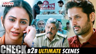 Check Hindi Dubbed Movie B2B Ultimate Scenes  Nithiin Rakul Preet Priya Varrier  Aditya Movies [upl. by Wilbur689]