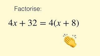 Factorising Algebraic Expressions  factoring  factorizing [upl. by Heng]