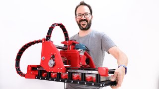 3D PRINTED CNC BUILT FROM SCRATCH CUTS METAL [upl. by Terb]