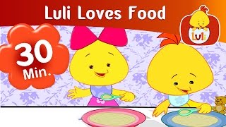 Luli Loves Food Birthdays Special  Cartoon for Children  Luli [upl. by Alinna894]