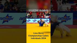 JUDOIPPON Lima World Championships Cadets Individuals 2024shortsjudojiujitsu [upl. by Ernie643]