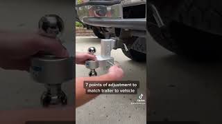 HaulMaster 2Ball Aluminum Hitch  Harbor Freight shorts [upl. by Enihpets365]