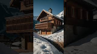 Amazing Wooden Chalet  Swiss Alps Part II [upl. by Cormack]