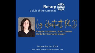 Rotary E Club of the Carolinas  Weekly Program of 9242024 [upl. by Sande]