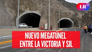 MEGATÚNEL conectará La Victoria con San Juan de Lurigancho en 12 minutos [upl. by Mozza]