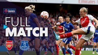 Full Match Arsenal v Everton  Barclays WSL 202425 [upl. by Lleret]