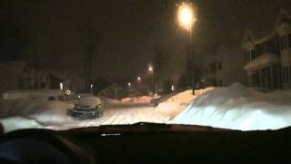 Mitsubishi Lancer Ralliart 2010 POVMode on Winter Day Snow Very Funny [upl. by Parthenia]