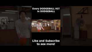 Every Dodgeball Hit in DODGEBALL shorts [upl. by Enomar936]