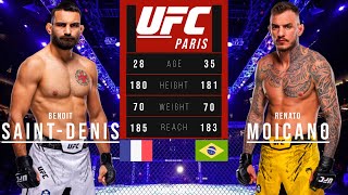 BENOIT SAINTDENIS vs RENATO MOICANO FULL FIGHT UFC PARIS [upl. by Iegres339]