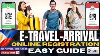 E TRAVEL ARRIVAL Online Registration Update  StepbyStep Easy Guide  Philippine Passport Holders [upl. by Eph]