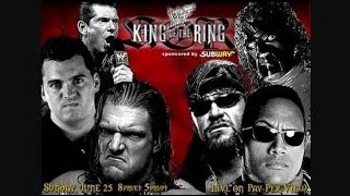 Story of McMahon Helmsley Faction vs Rock Undertaker amp Kane  King Of The Ring 2000 [upl. by Mason]