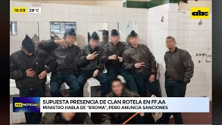 Supuesta presencia de Clan Rotela en FFAA ministro habla de “broma” pero anuncia sanciones [upl. by Deery]