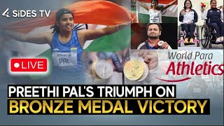 LIVE  Preethi Pals Triumph on Bronze Medal Victory  4sidestvenglish [upl. by Odlopoel]