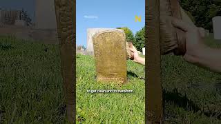 Bringing these gravestones back to life 😍👏👏 [upl. by Egni]