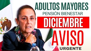 🔔Adultos Mayores La Presidenta da AVISO🔔Pensión y Programas Bienestar🔔 [upl. by Ezitram]