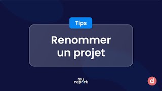 Comment renommer un projet MyReport Server [upl. by Akcimahs]