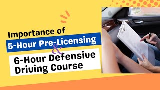 5Hour PreLicensing and 6Hour Defensive Driving Course Explained  Beginner Driving Lesson [upl. by Anires398]