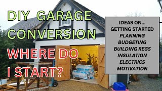 DIY Garage Conversion How to Get Started  Planning Permission  Plans and Building Regs [upl. by Ludwig]