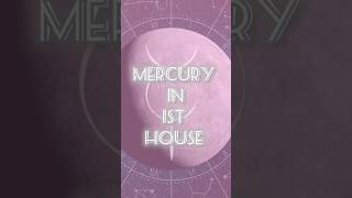 Mercury in 1st house 🌀shorts astrology palmistry ytshorts [upl. by Ahsirhcal]