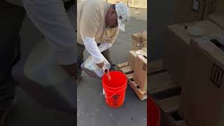 Using Pentacryl to stabilize live edge slabs woodworking [upl. by Paehpos]