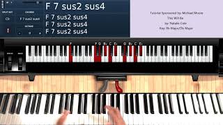 This Will Be by Natalie Cole  Piano Tutorial [upl. by Orvil504]