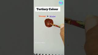 Tertiary Colours 🌈🔥 colors shorts art [upl. by Powel]