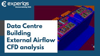 Data Centre Building External Airflow CFD analysis datacenters cfdanalysis datainfrastructure [upl. by Annmarie]