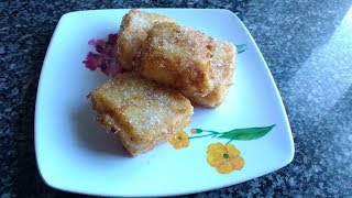 leche frita con turrón [upl. by Egiedan]