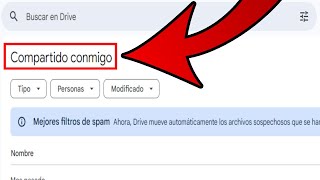 como VER ARCHIVOS COMPARTIDOS en GOOGLE DRIVE en PC [upl. by Anaicilef]