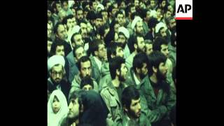 SYND 2 4 86 KHOMEINI GIVES SPEECH DECLARING ITS DUTY OF ALL IRANIANS TO DEFEND ISLAM [upl. by Egidio]