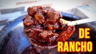 Asado de Puerco Rojo Comida MexicanaESTILO RANCHO 🔥 Enmascarbon [upl. by Cirded]