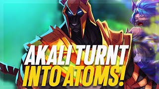 Reducing Akali top to ATOMS with E max Nasus  Carnarius  League of Legends [upl. by Toomin711]