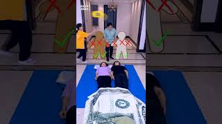 Double Blanket Challenge So Fun Quickly Ask Family And Friends To Play Funnyfamily Partygames [upl. by Essej]