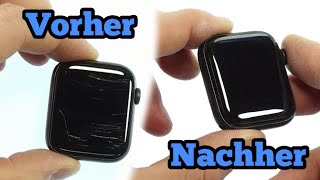 Apple Watch Kratzer Selbst Entfernen  Kein Tausch  Neueste Anwendung  Zcratch UV [upl. by Norek]