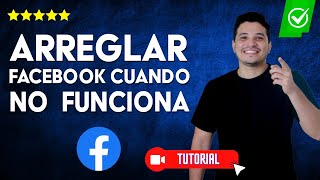 Cómo ARREGLAR Facebook cuando NO FUNCIONA  ✅Soluciones prácticas💻 [upl. by Chelsy]