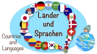 Woher kommst du Was sprichst du Länder amp Sprachen  Countries amp Languages in German Deutsch lernen [upl. by Alberto]