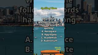 Spelling Time 500 spelling englishlearning englishvocabulary questions quiz [upl. by Donny663]