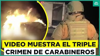 Triple homicidio de Carabineros en Cañete Videos y audios exclusivos del crimen que enlutó al país [upl. by Andromada]