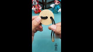 How to take out rope from wooden block Wooden Rope Puzzle BrainTeaser WoodenPuzzle [upl. by Grosvenor]