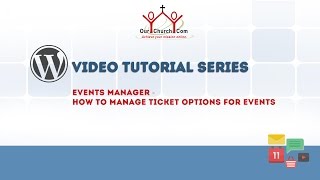 Events Manager  How to manage ticket options for events [upl. by Carder]