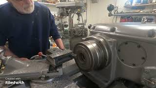 Adapting a 6quot Buck 6 jaw chuck to D16 Axelson lathe [upl. by Lam206]