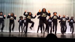 Psi Phi Beta Stepping Competition  HomewoodFlossmoor High School Steppers [upl. by Hadria]