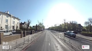 The full London Marathon course in 90 seconds ⏩ [upl. by Aniluj]