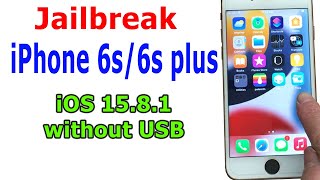 How to Jailbreak iPhone 6s6s Plus iOS 1581 without USB on Windows [upl. by Frodina]