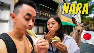 We Tried The VIRAL MOCHI In Japan 🇯🇵 Is Nara Worth Visiting [upl. by Eronel]