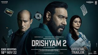 Drishyam 2 OFFICIAL TRAILER  Ajay Devgn Akshaye Khanna Tabu Shriya Saran Abhishek Pathak Bhushan K [upl. by Ciro561]