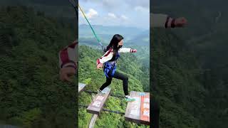 Funny And Exciting CollectionBungee Jumping With Rope In Beautiful Placefunny bungee [upl. by Sirroned40]