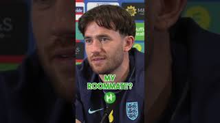 quotMAYBE I didquot Journalist mistakes Ben Chilwell and Jorginho as exroommates 🤣 shorts [upl. by Eilerua]